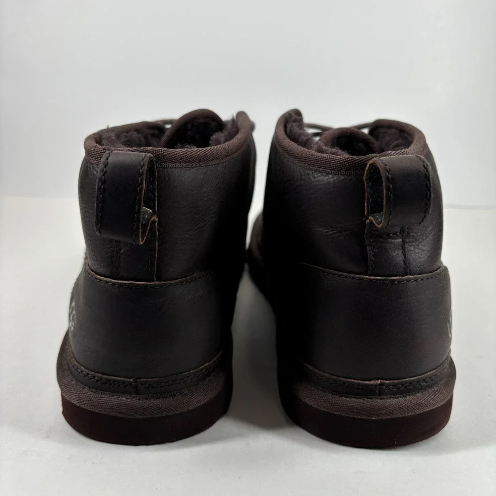 UGG Neumel Men's US‎ 13 China Tea Leather Wool Lined Casual Chukka Boot 1008908